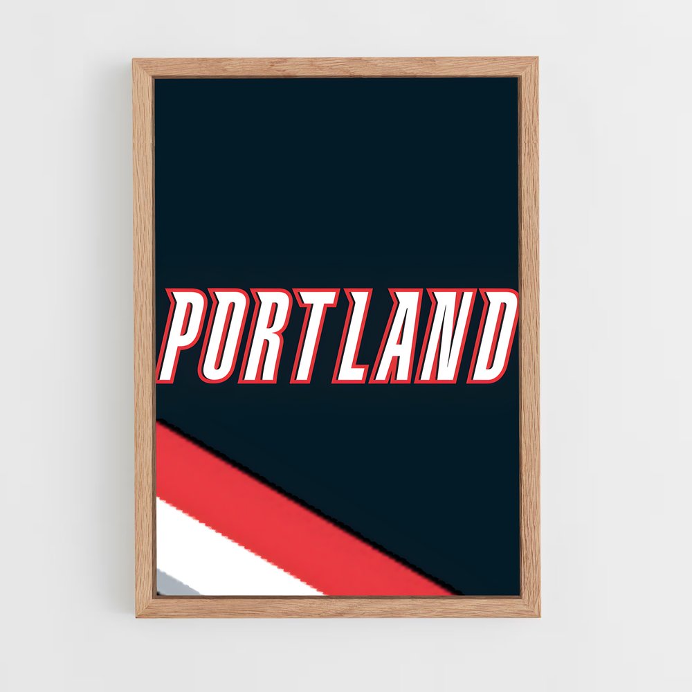 Poster Blazers Spirit – affiche Basketball (vue 4)